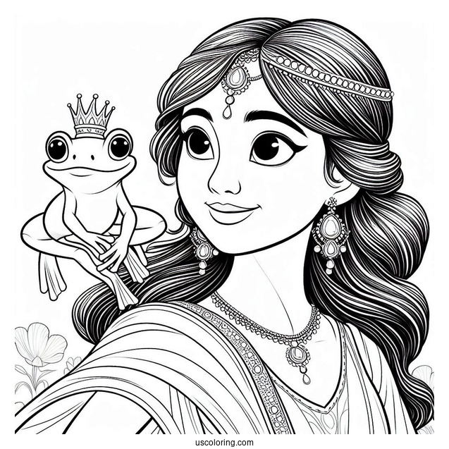 Prince Naveen Coloring Page