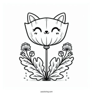 Poppy Playtime Coloring Page Of Catnip From Poppy Playtime