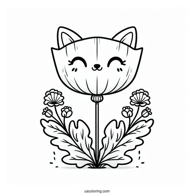 Poppy Playtime Coloring Page Of Catnip From Poppy Playtime