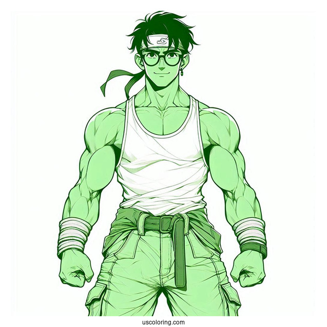 Brace Banner Hulk Wearing Glasses