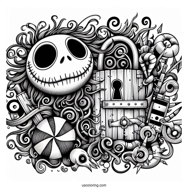 Lock Shock and Barrel Coloring Page