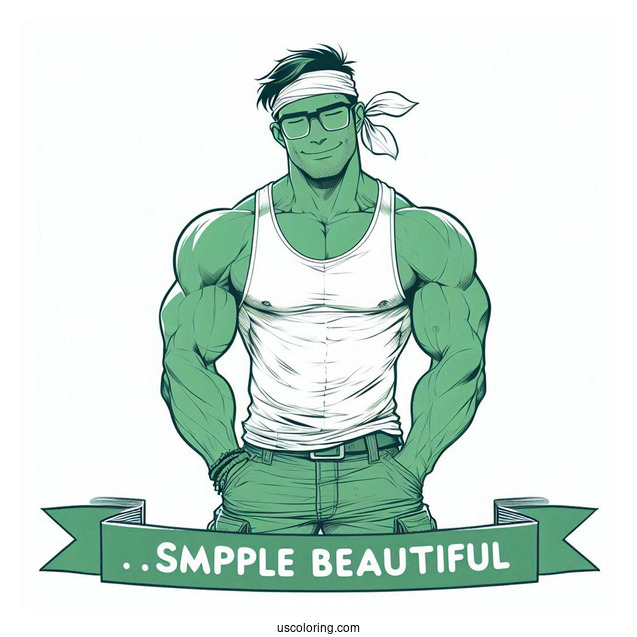 Brace Banner Hulk Wearing Glasses