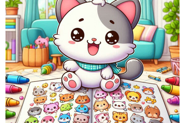 pusheen coloring pages feature image