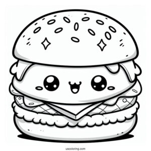 Carl The Cheeseburger Squishmallow