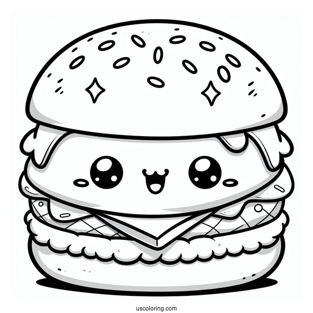 Carl The Cheeseburger Squishmallow