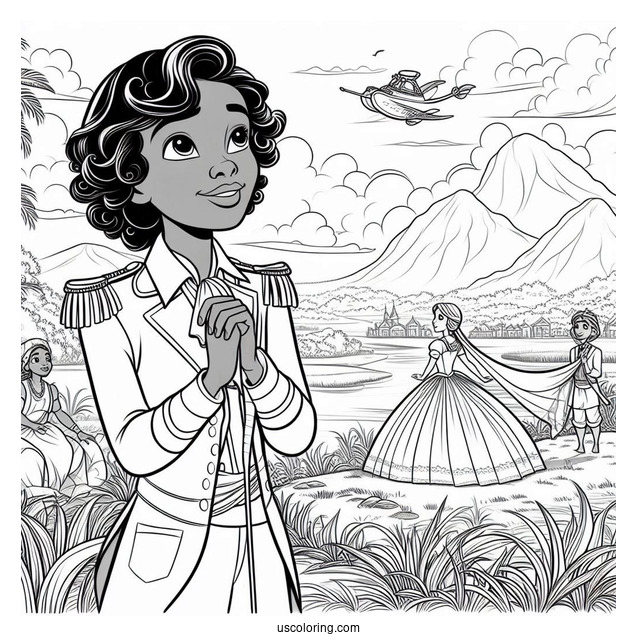 Prince Naveen Coloring Page