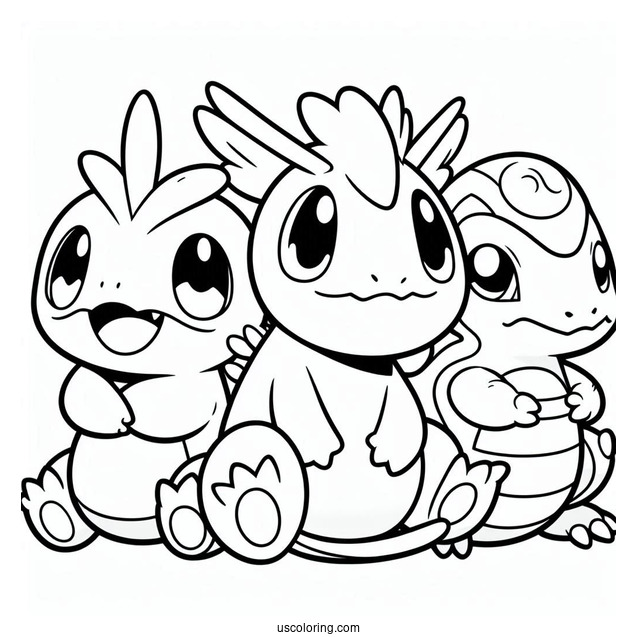 Full Page Pokemon Coloring Page