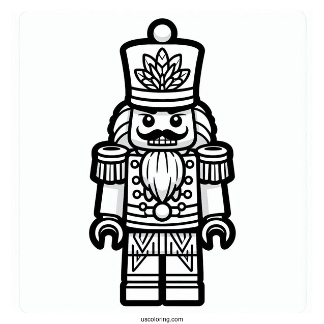 Lego Nutcracker Coloring Sheet For Kids