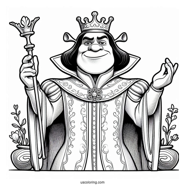 Lord Farquaad Coloring Page