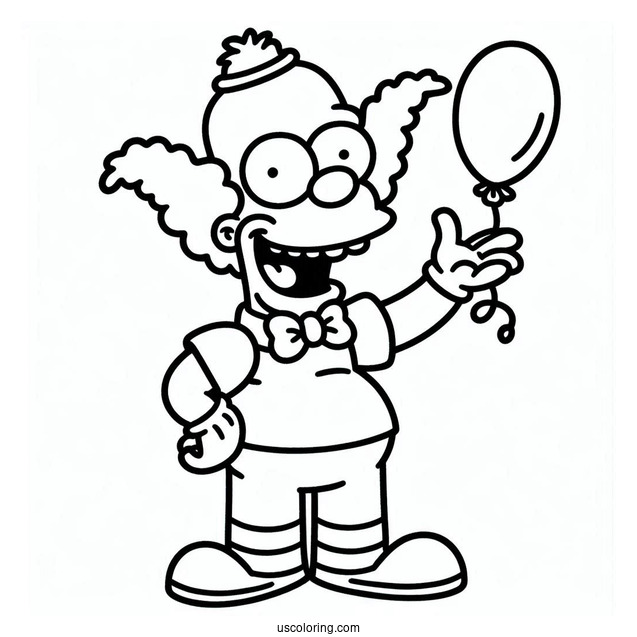 Krusty the Clown from The Simpsons