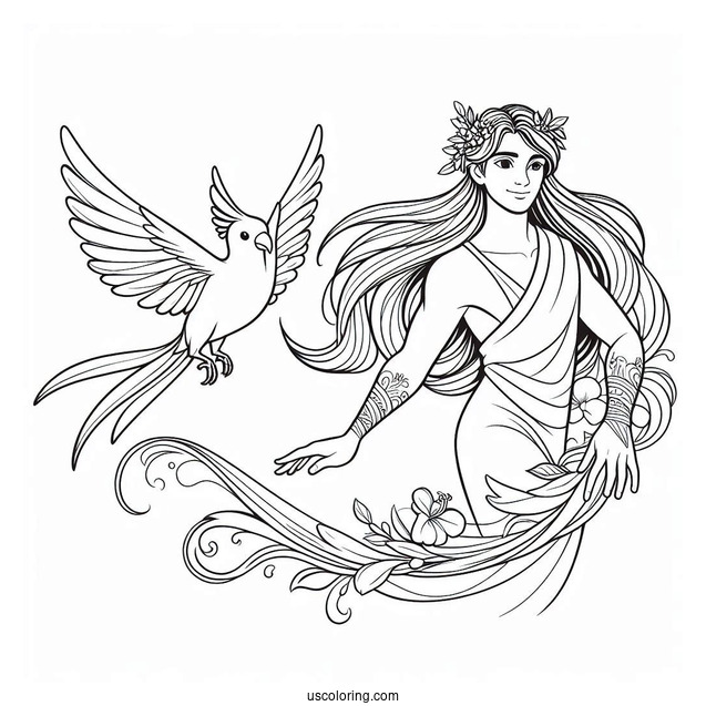 Rafael From Rio Coloring Page For Kids