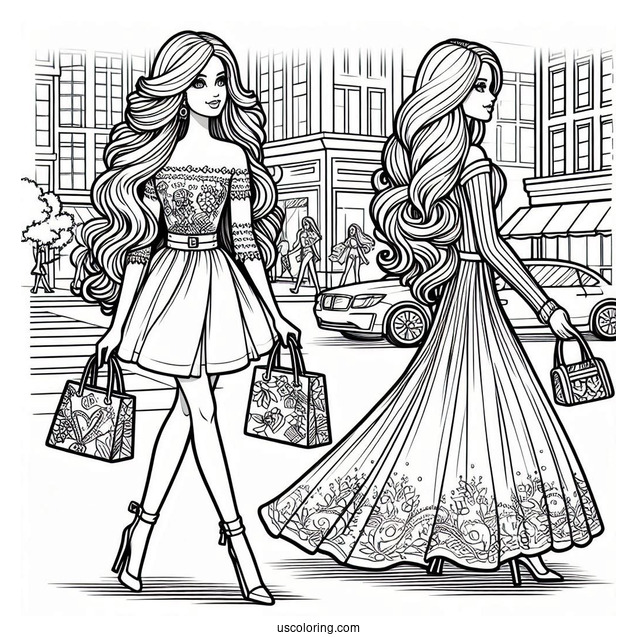 Barbie Out Shopping