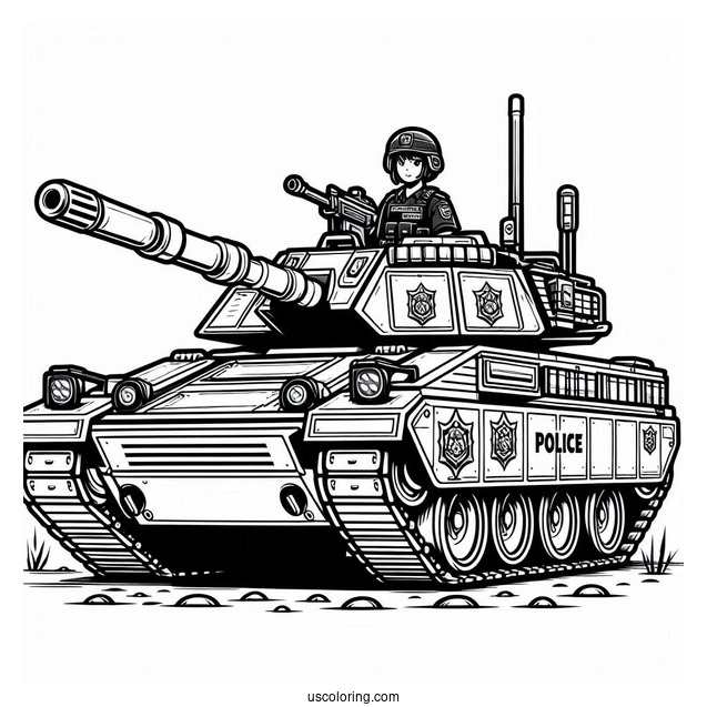 Tampla Police Armored Tank