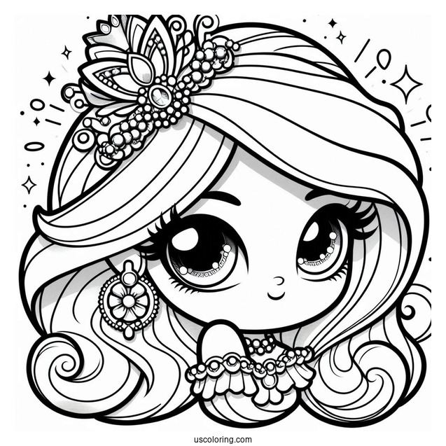 Shimmer And Shine Coloring Page Of Adorable Purisa