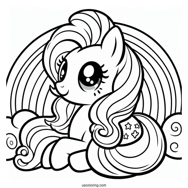 Pinkie Pie Pony Over Rainbow