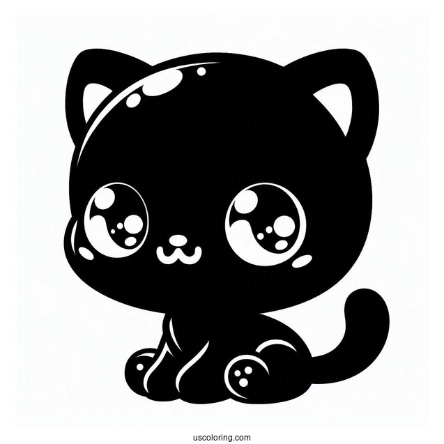 Cute Kawaii Black Panther For Kids