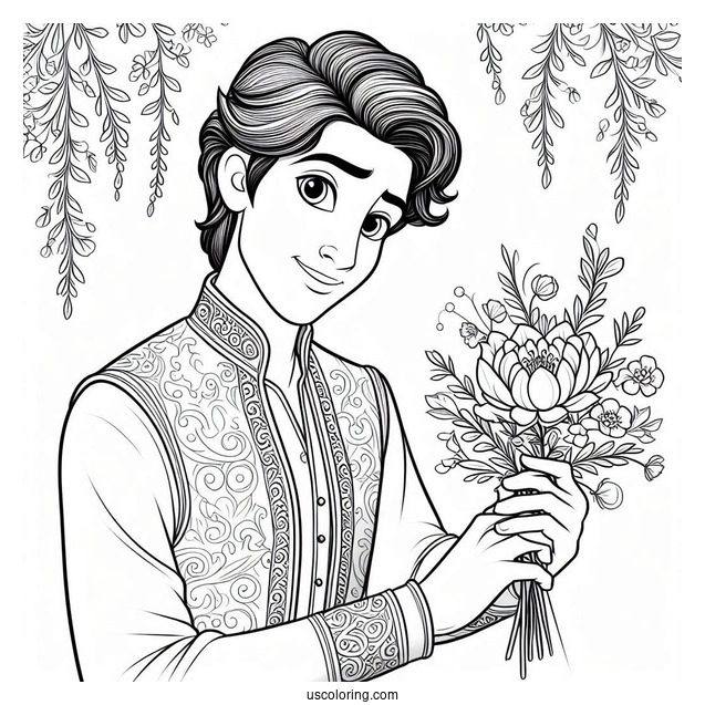Prince Naveen Coloring Page
