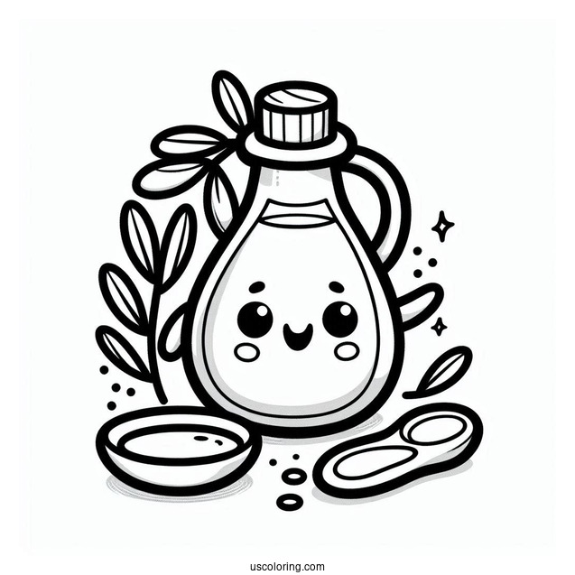 Outline Of Olive Oil Shopkins To Color