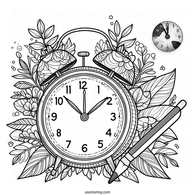 Digital Alarm Clock To Color