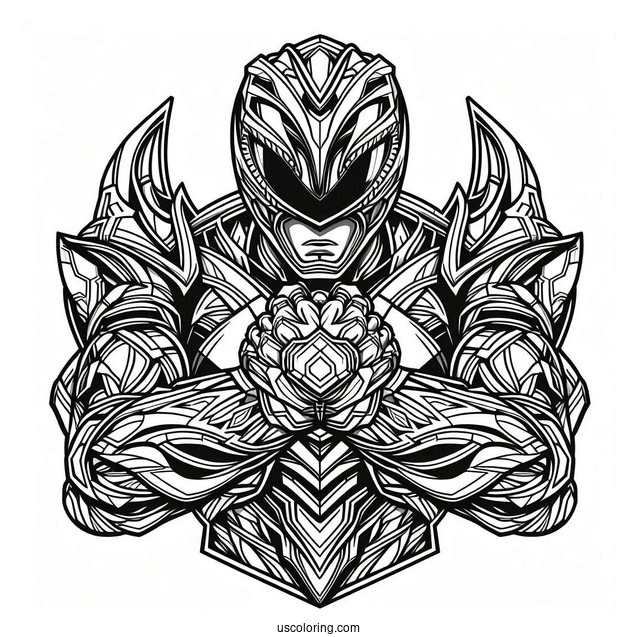 Power Rangers Beast Morphers Coloring In