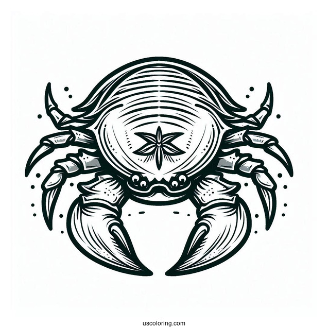 Horseshoe Crab Coloring Page