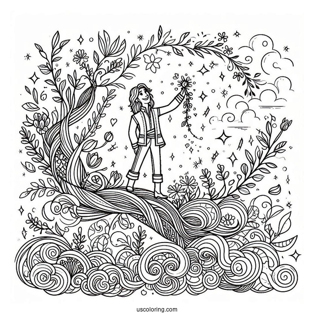 Eugene Coloring Page For Kids