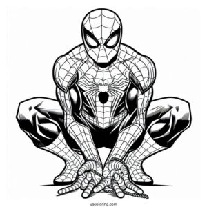Easy Spider-Man Coloring For Kids(1)