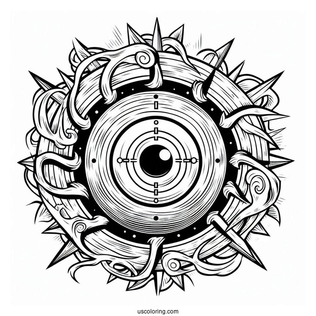 Naruto Coloring Page Of Rasengan