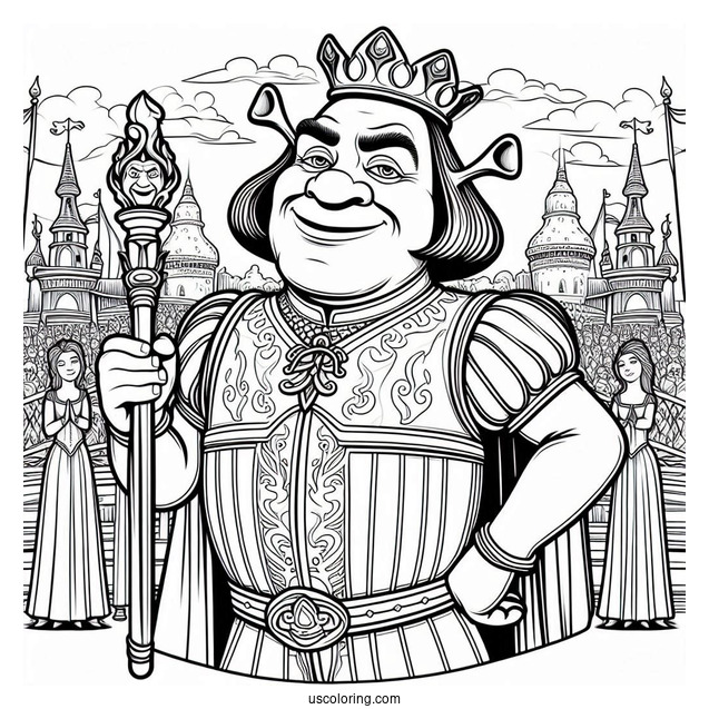 Lord Farquaad Coloring Page