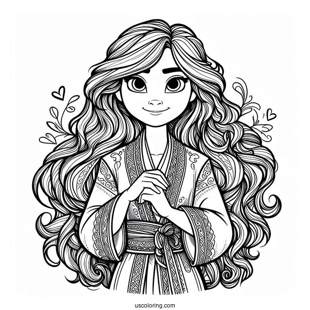 Eugene Coloring Page For Kids