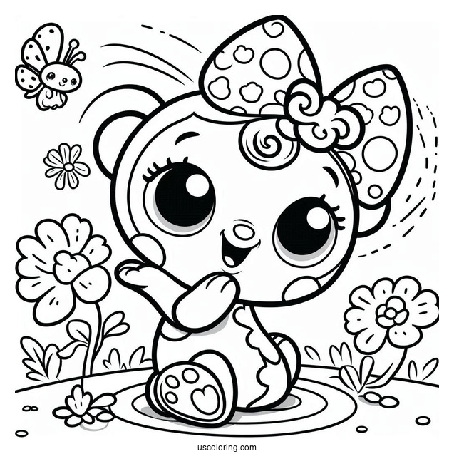 Poppy Playtime Coloring Page Of Bubba Bubbaphant For Preschoolers