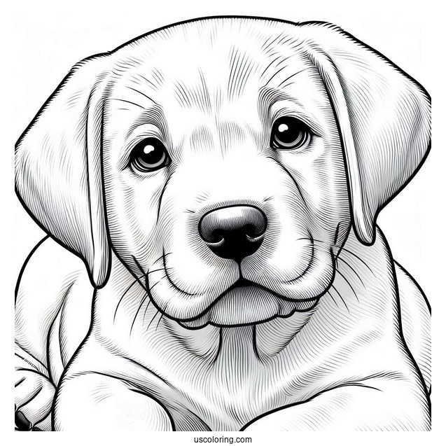 Close Up Of Labrador Puppy