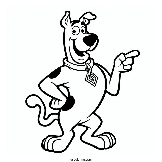 Coloring Page Of Fred From Scooby-Doo