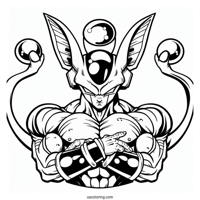 Dragon Ball Z Coloring Page Of Beerus God of Destruction