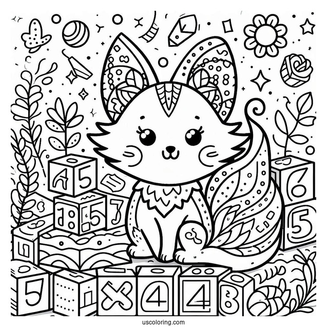 Numberblocks Coloring Page 17