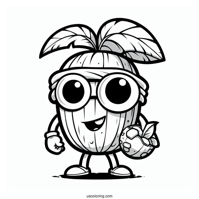 Simple Wall-Nut Character To Color