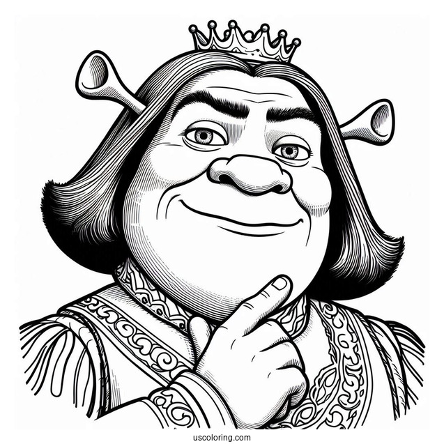 Lord Farquaad Coloring Page