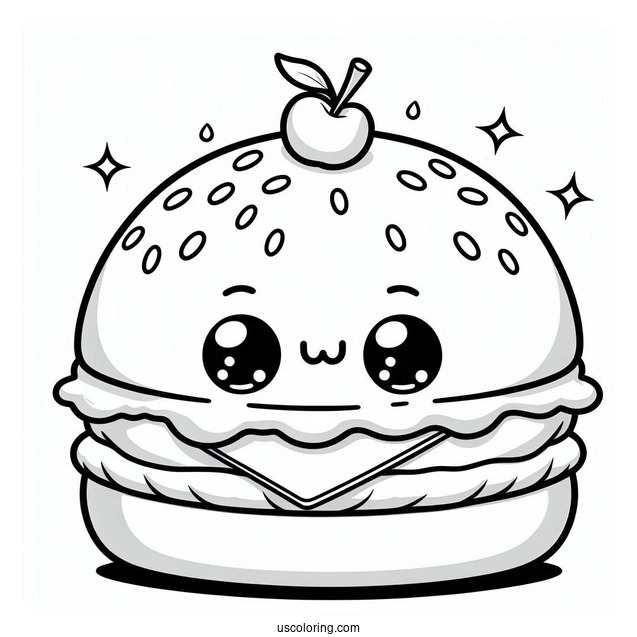 Carl The Cheeseburger Squishmallow