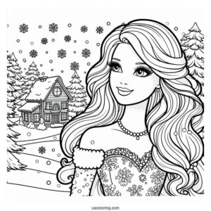 Barbie In The Snow