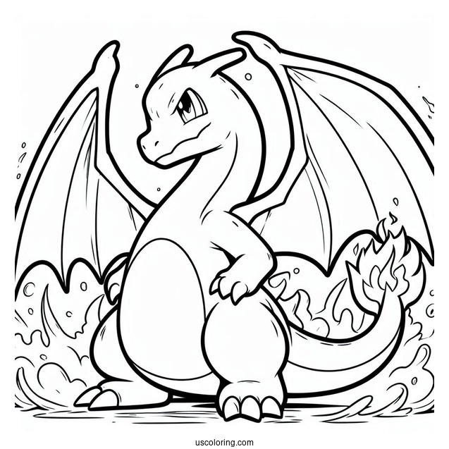 Coloring Page Of Charizard