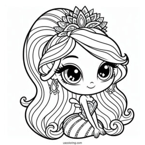 Shimmer And Shine Coloring Page Of Adorable Purisa