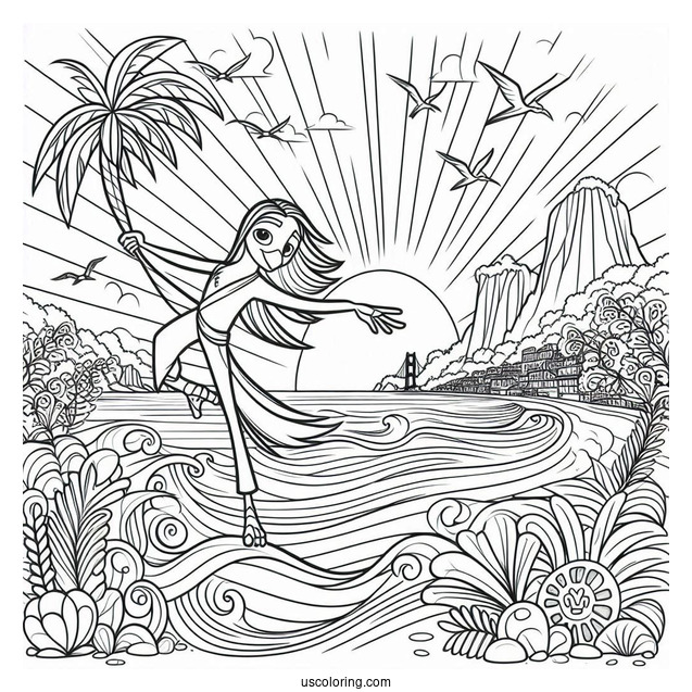 Rafael From Rio Coloring Page For Kids