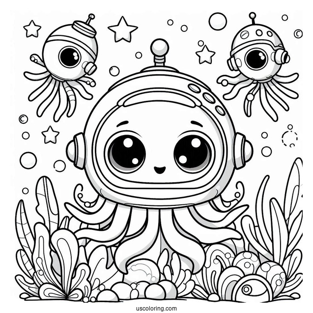 Octonauts Coloring Page Of In Octopod