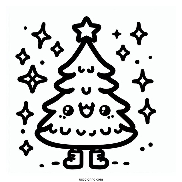 Kawaii Themed Christmas Tree