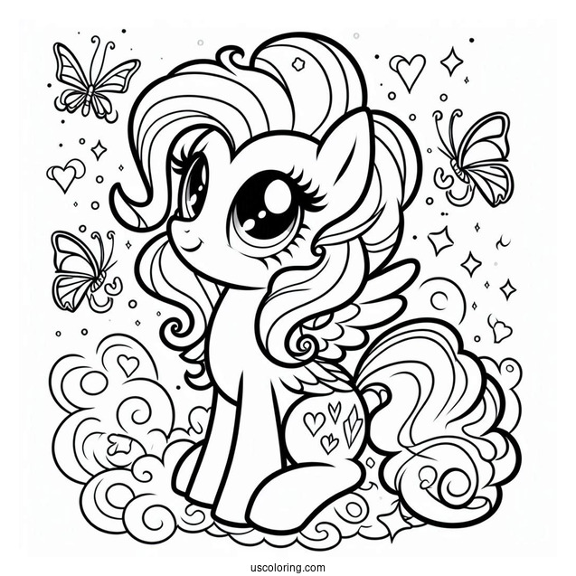 Equestria Girls Pinkie Pie Coloring Page In A Party