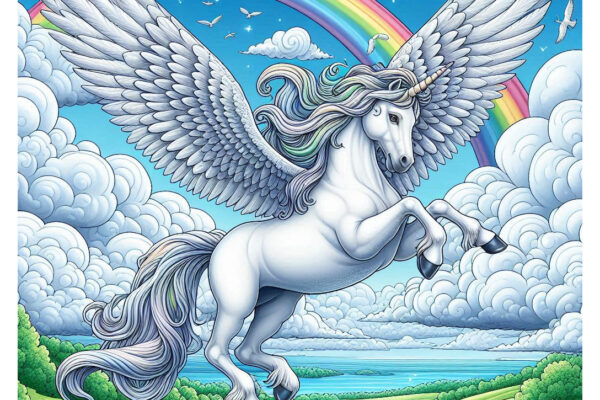 pegasus coloring pages featured image