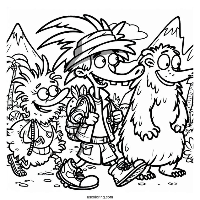 Nickelodeon Coloring Page Of The Wild Thornberrys