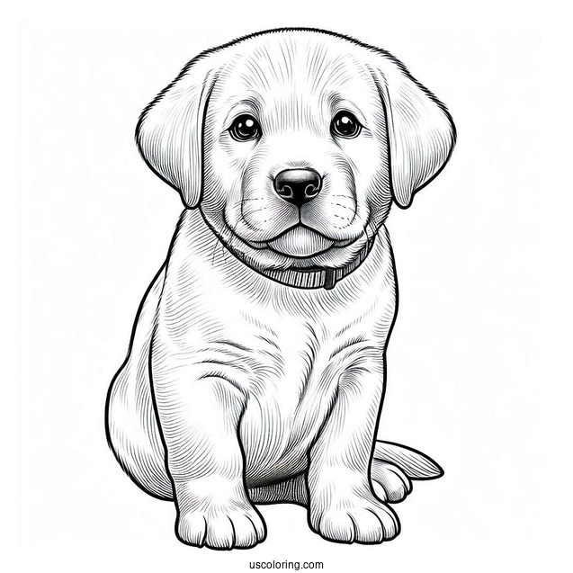 Close Up Of Labrador Puppy