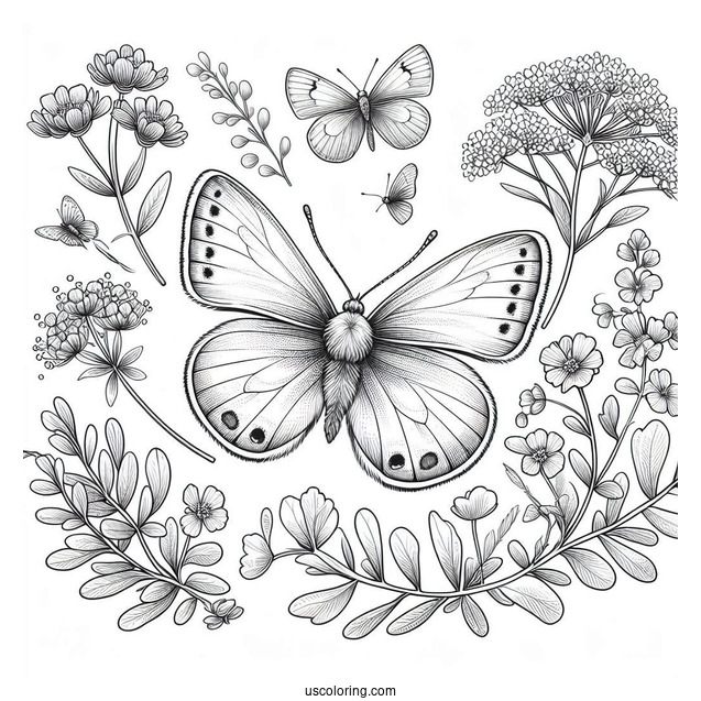 Realistic Butterfly In Nature