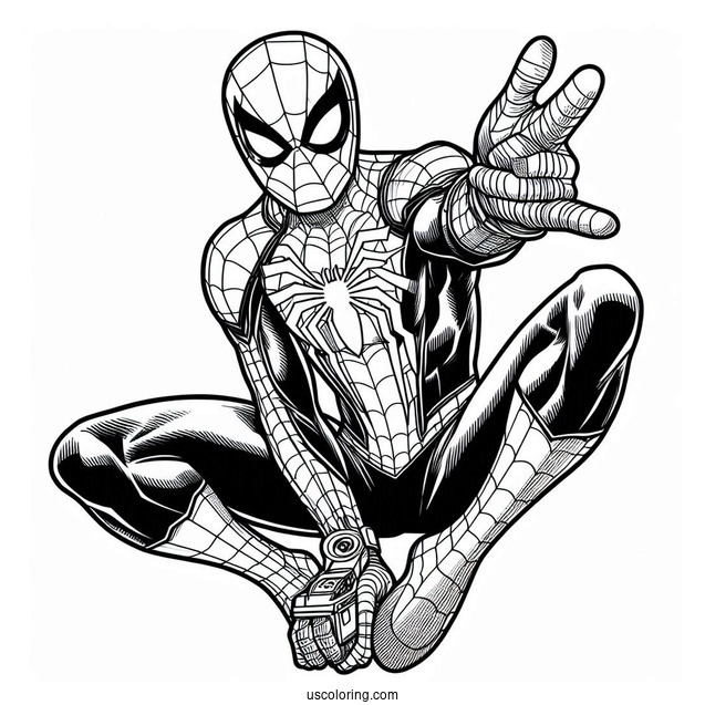 Spider-Verse Spider-Man With Web Shooter